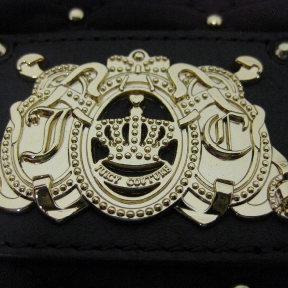 JUICY COUTURE KIKI  WINE & GOLD QUILTED  BAG - Picture 4 of 5